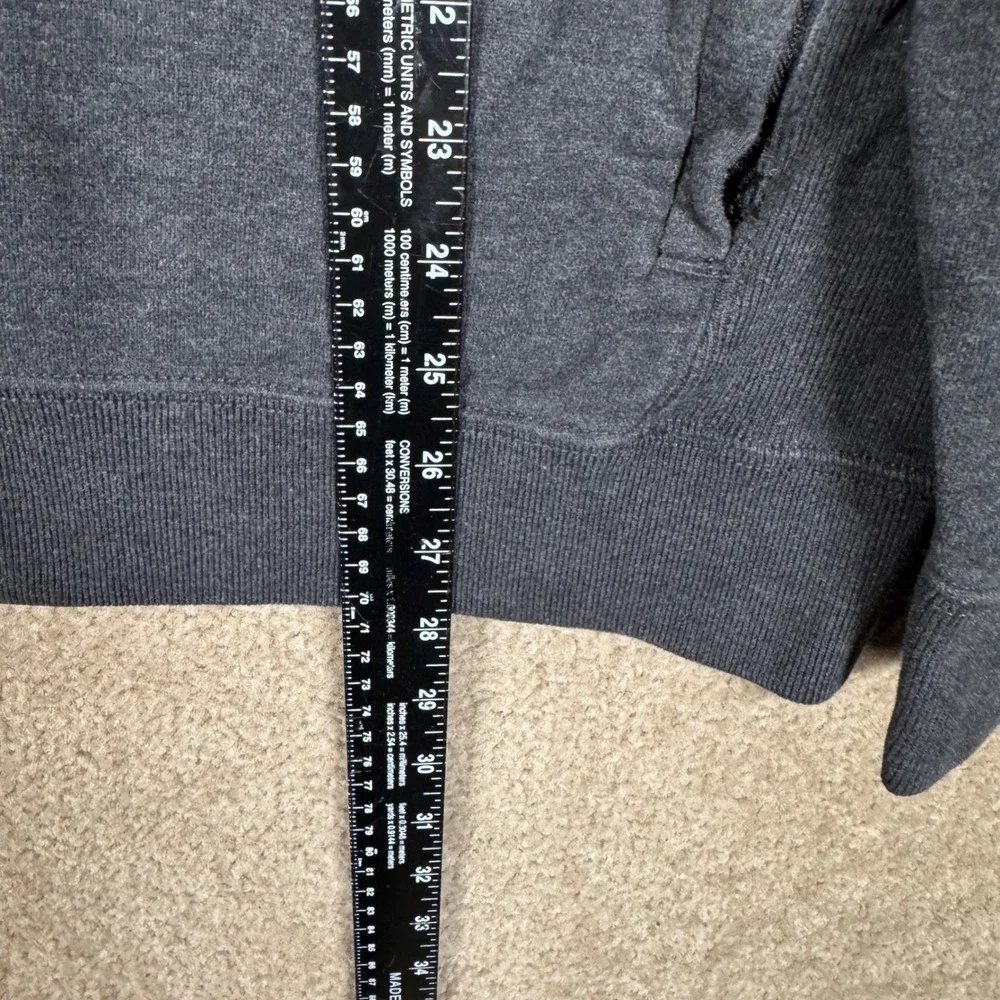 Polo Ralph Lauren Quarter Zip Pullover Mens XL Gray Alpaca Blend Pocket Sweater